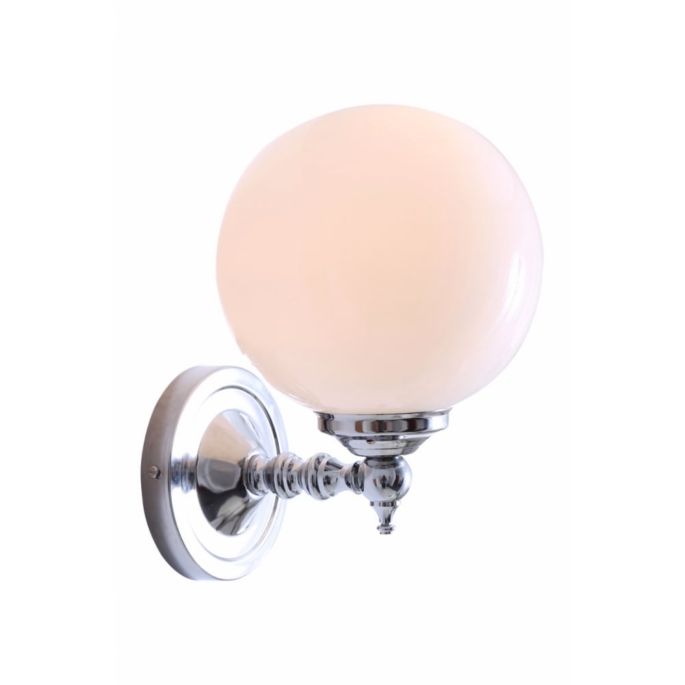 Vintage Brass Globe Wall Light, Cloghan Collection