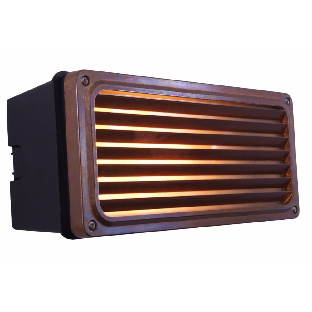 Agher Vintage Outdoor Recessed Wall Lamp