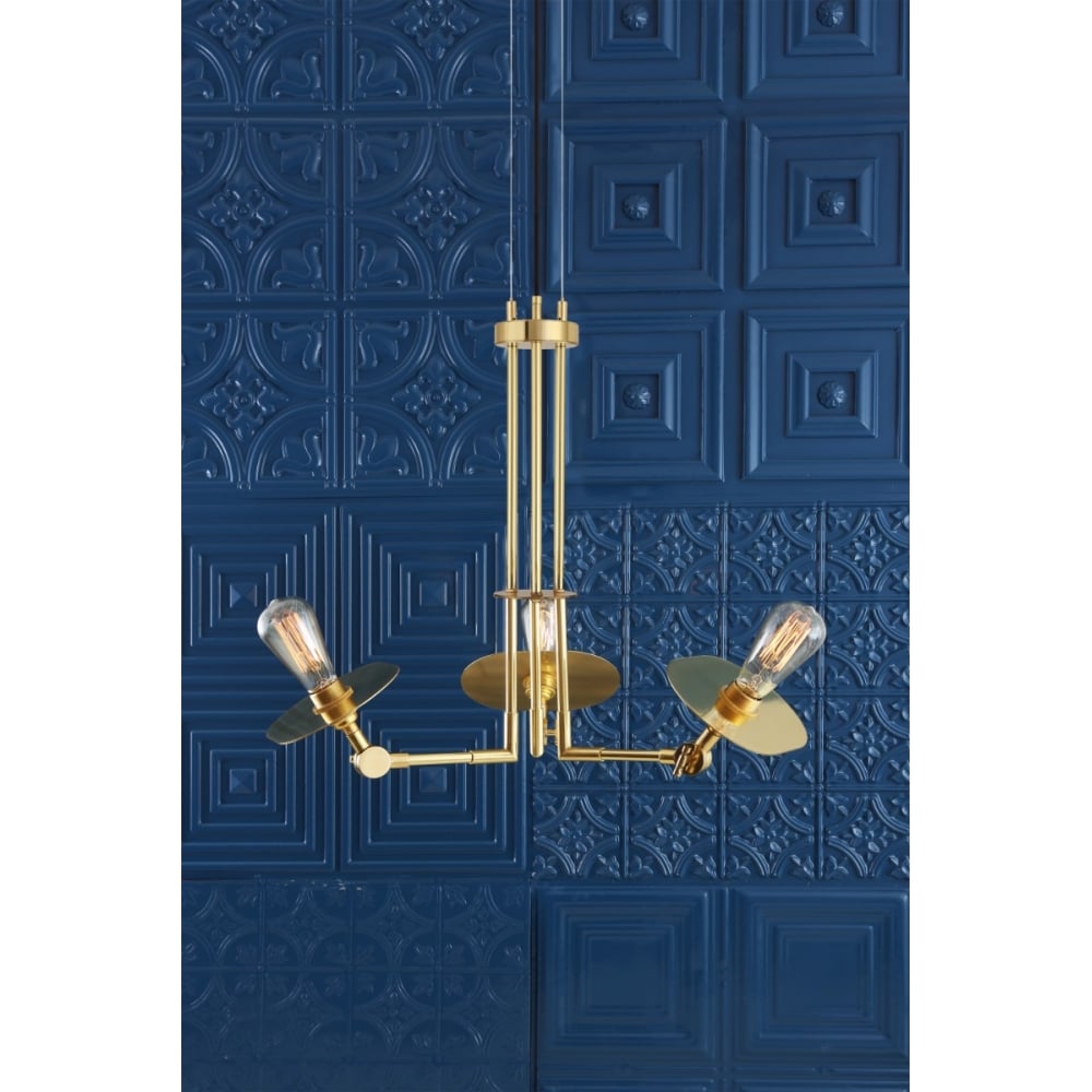 Kalamata Elegant Three-Arm Ceiling Chandelier