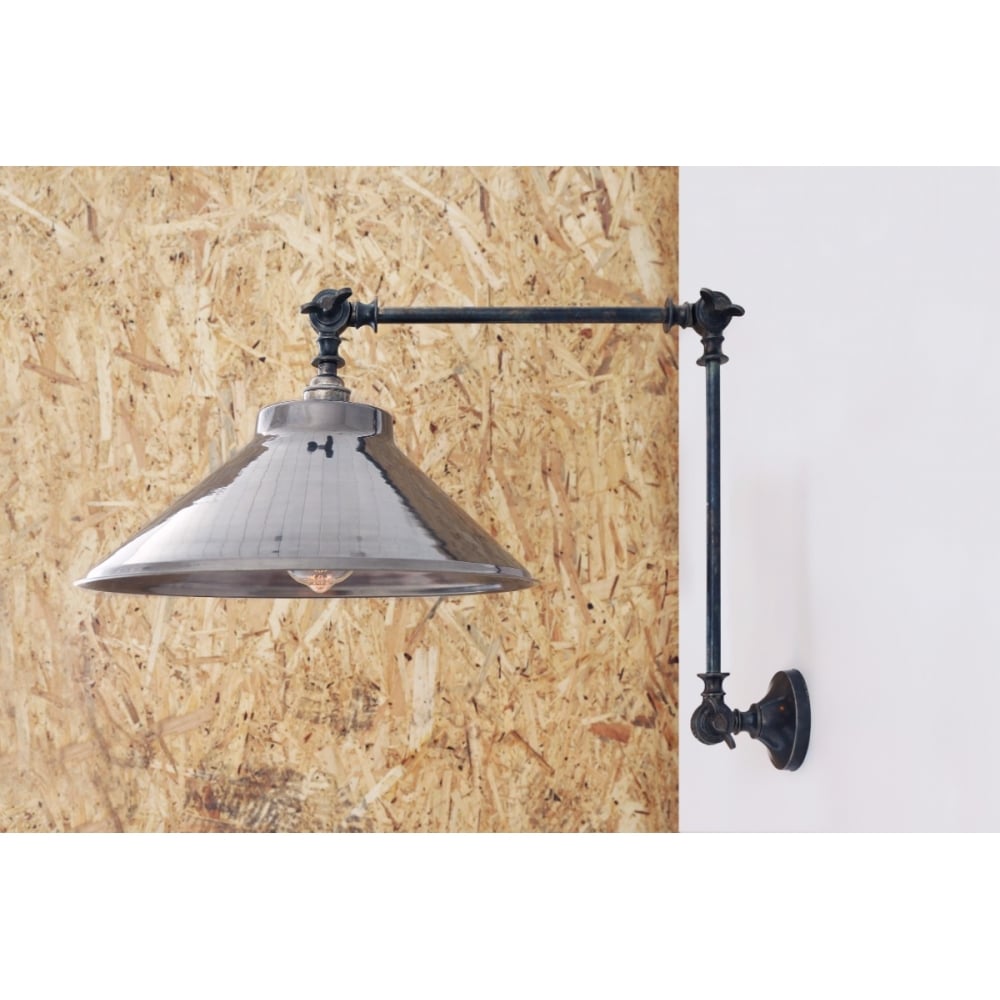 Rio Articulated Brass Industrial Wall Light