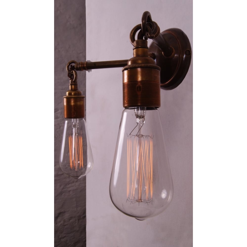 Arrigo Dual Arm Industrial Wall Sconce