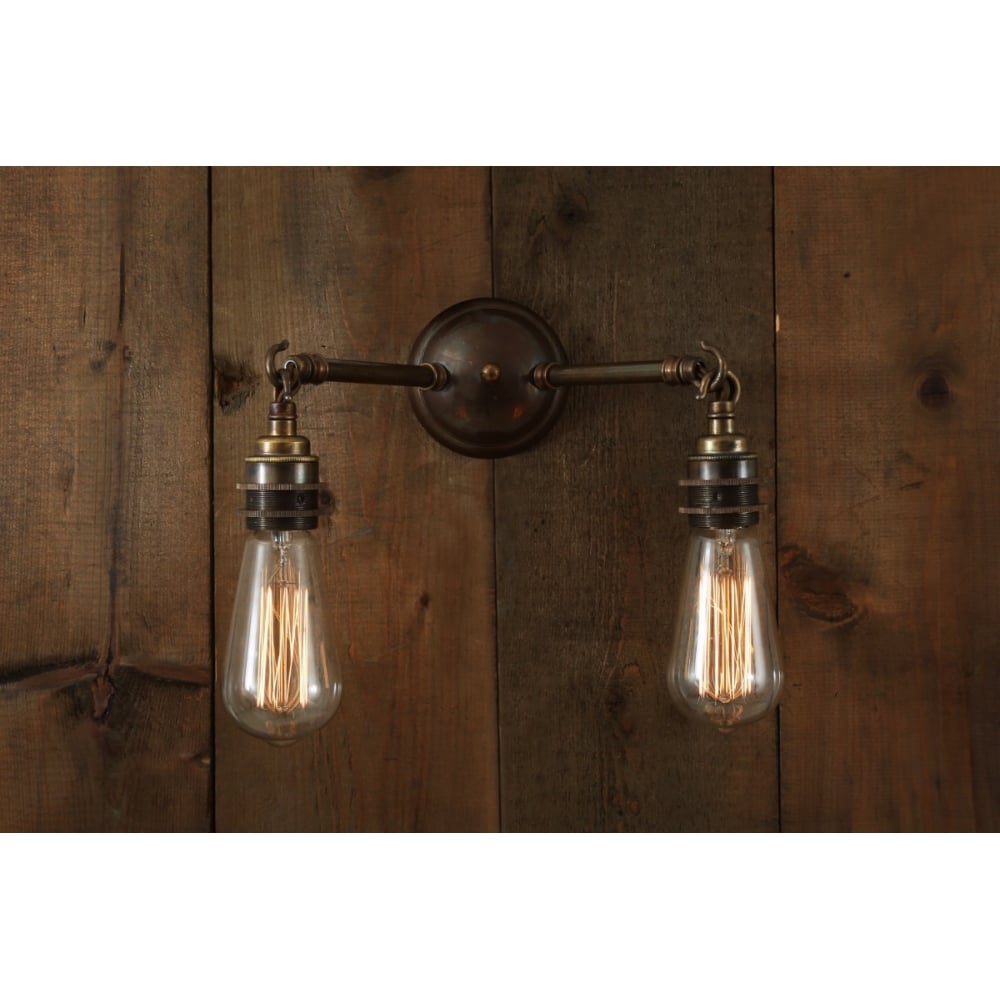 Arrigo Dual Arm Industrial Wall Sconce