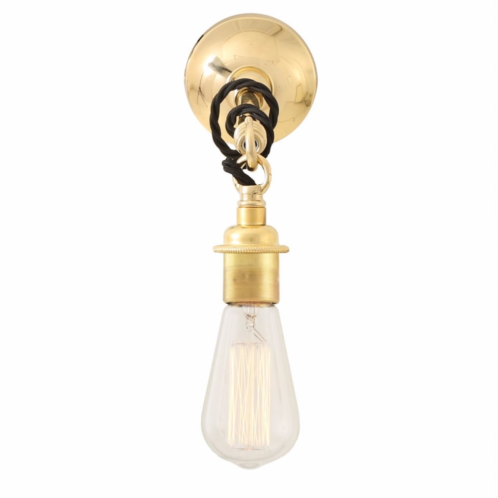 Antique Brass Rehau Industrial Wall Light