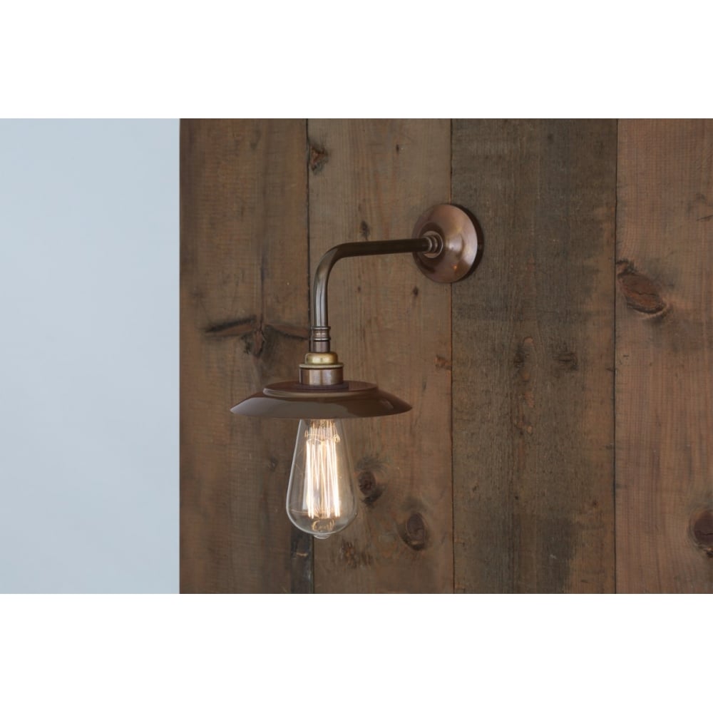 Industrial Brass Wall Sconce - Reznor Collection