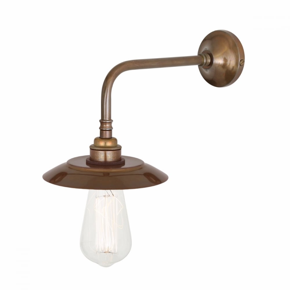 Industrial Brass Wall Sconce - Reznor Collection