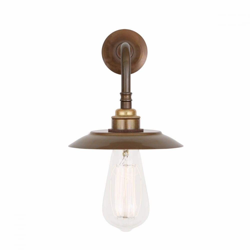 Industrial Brass Wall Sconce - Reznor Collection