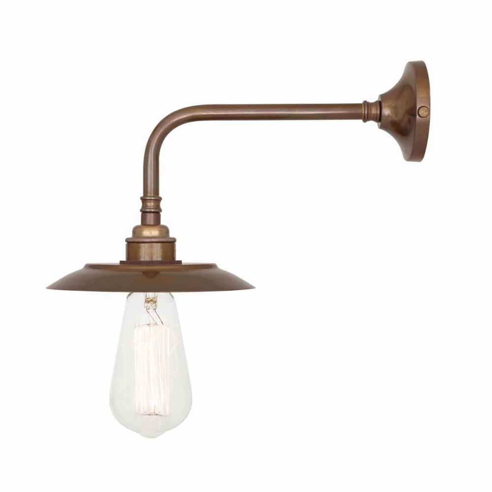Industrial Brass Wall Sconce - Reznor Collection
