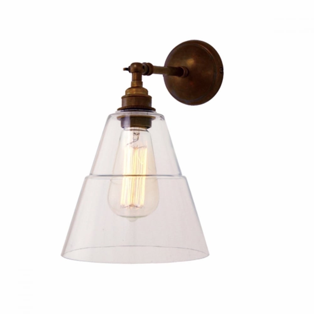 Vintage Brass Loft Wall Sconce