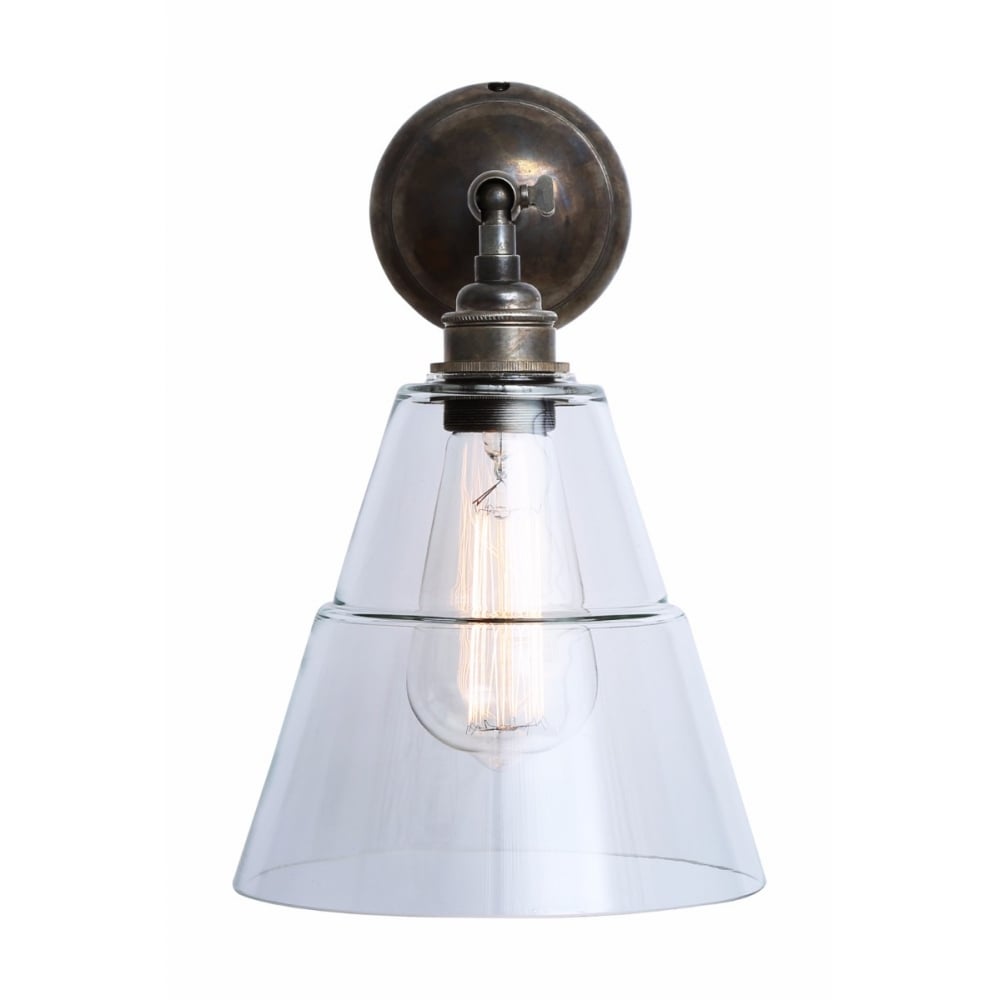 Vintage Brass Loft Wall Sconce
