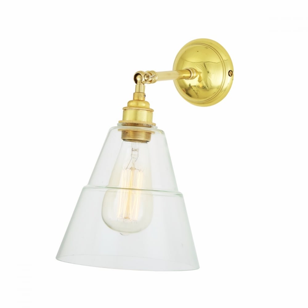 Vintage Brass Loft Wall Sconce