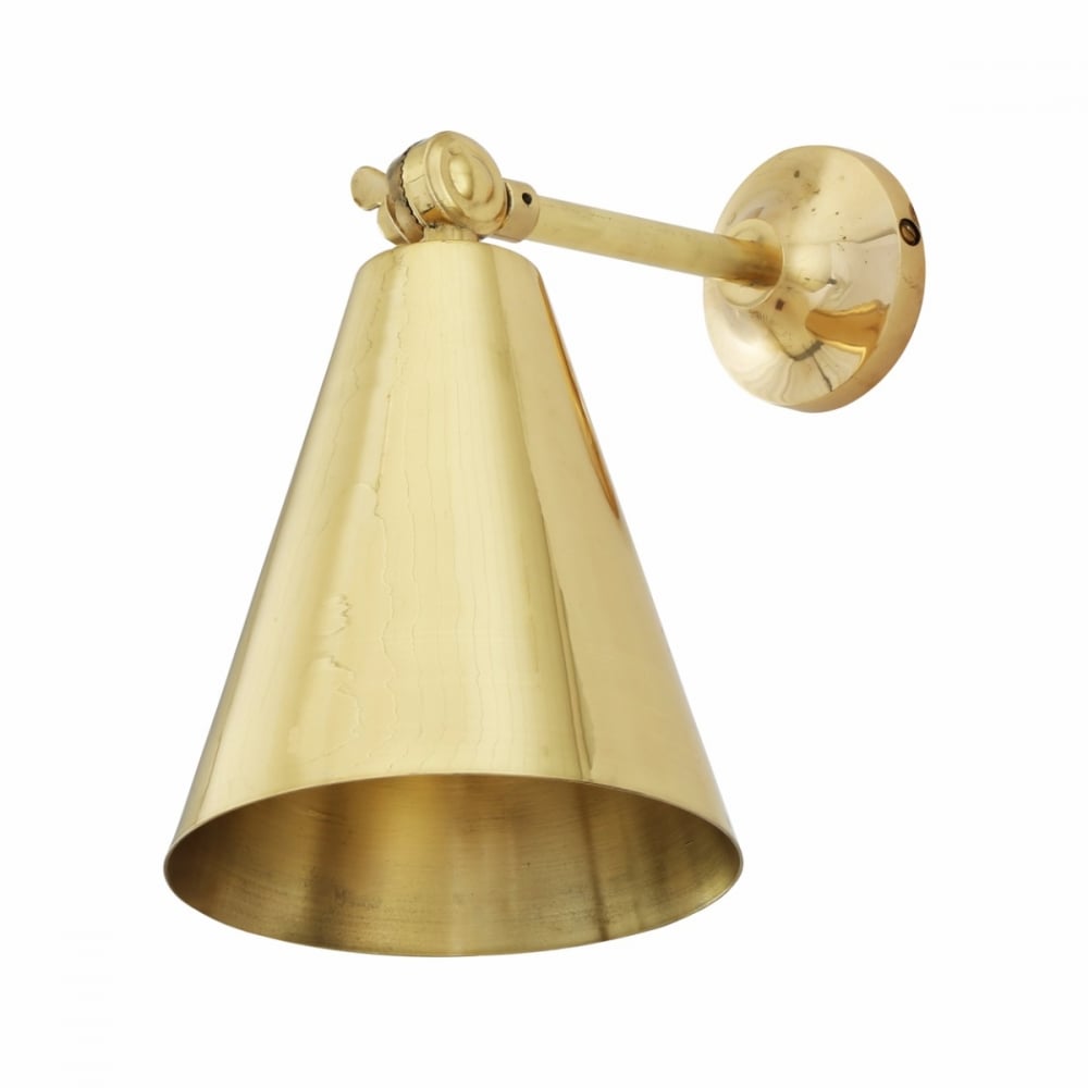 Artisanal Brass Adjustable Wall Light - Moya Collection