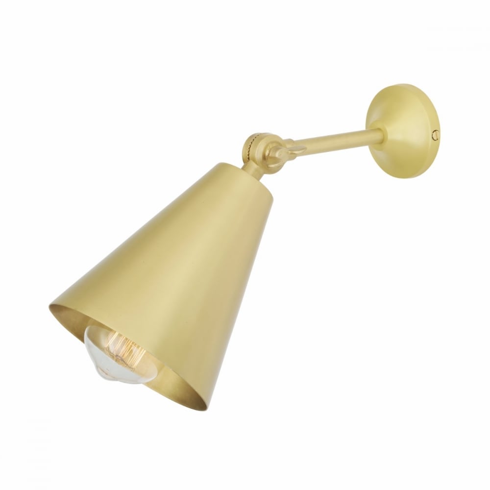 Artisanal Brass Adjustable Wall Light - Moya Collection
