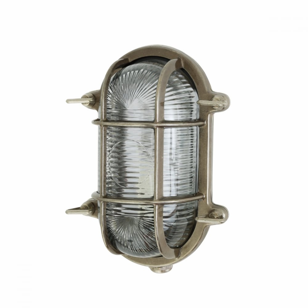 Ruben Brass Oval Marine Bulkhead Light