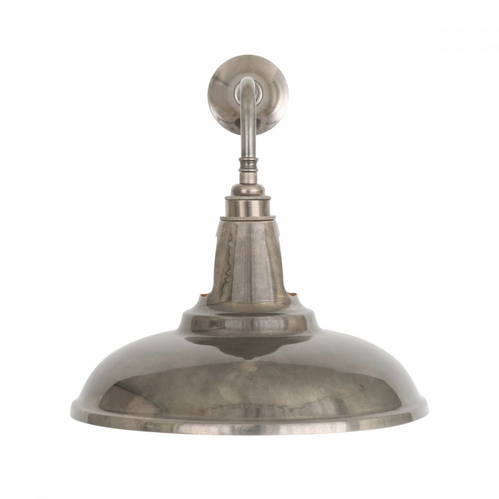 Antique Brass Industrial Wall Light - Geneva Collection