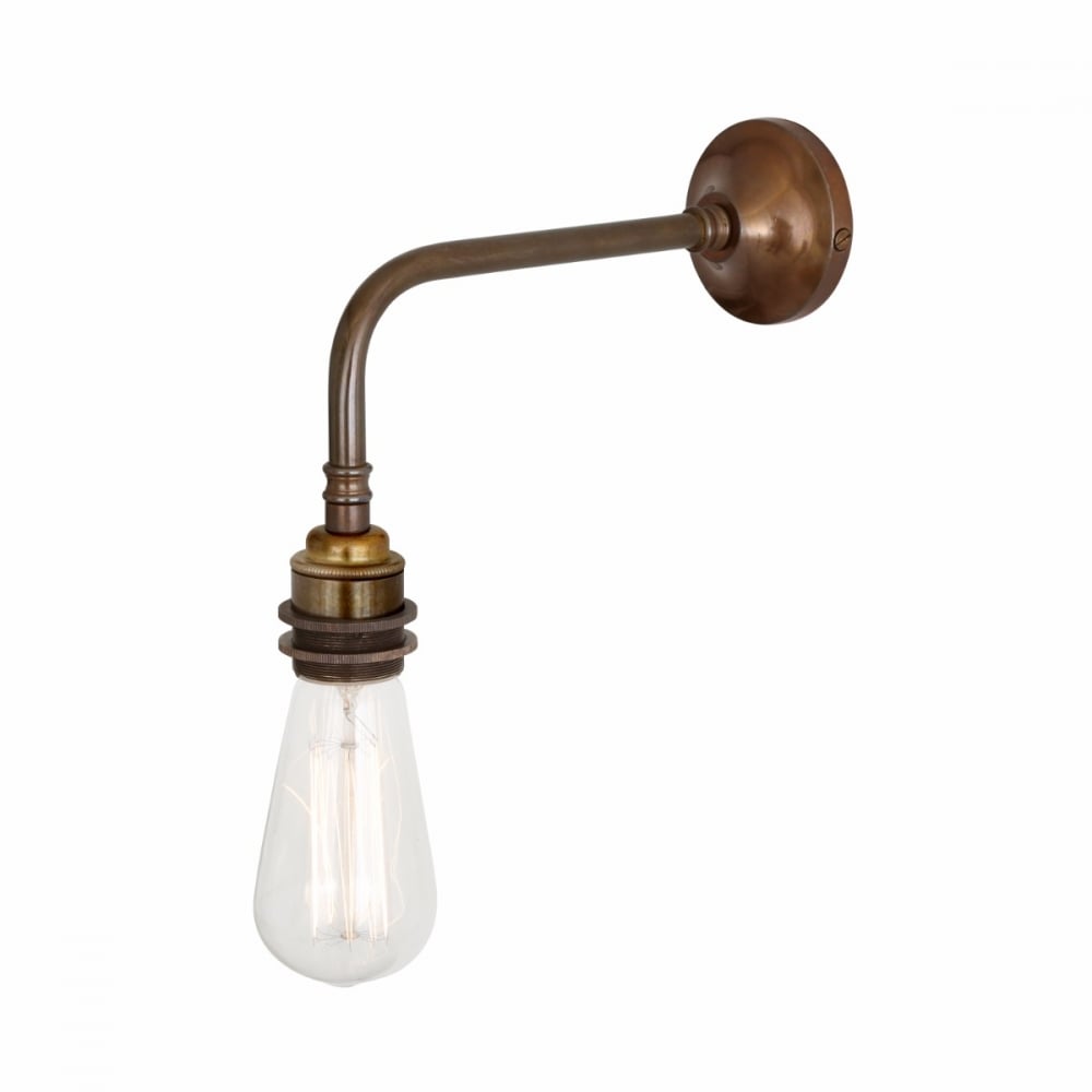Antique Brass Minimalist Wall Light
