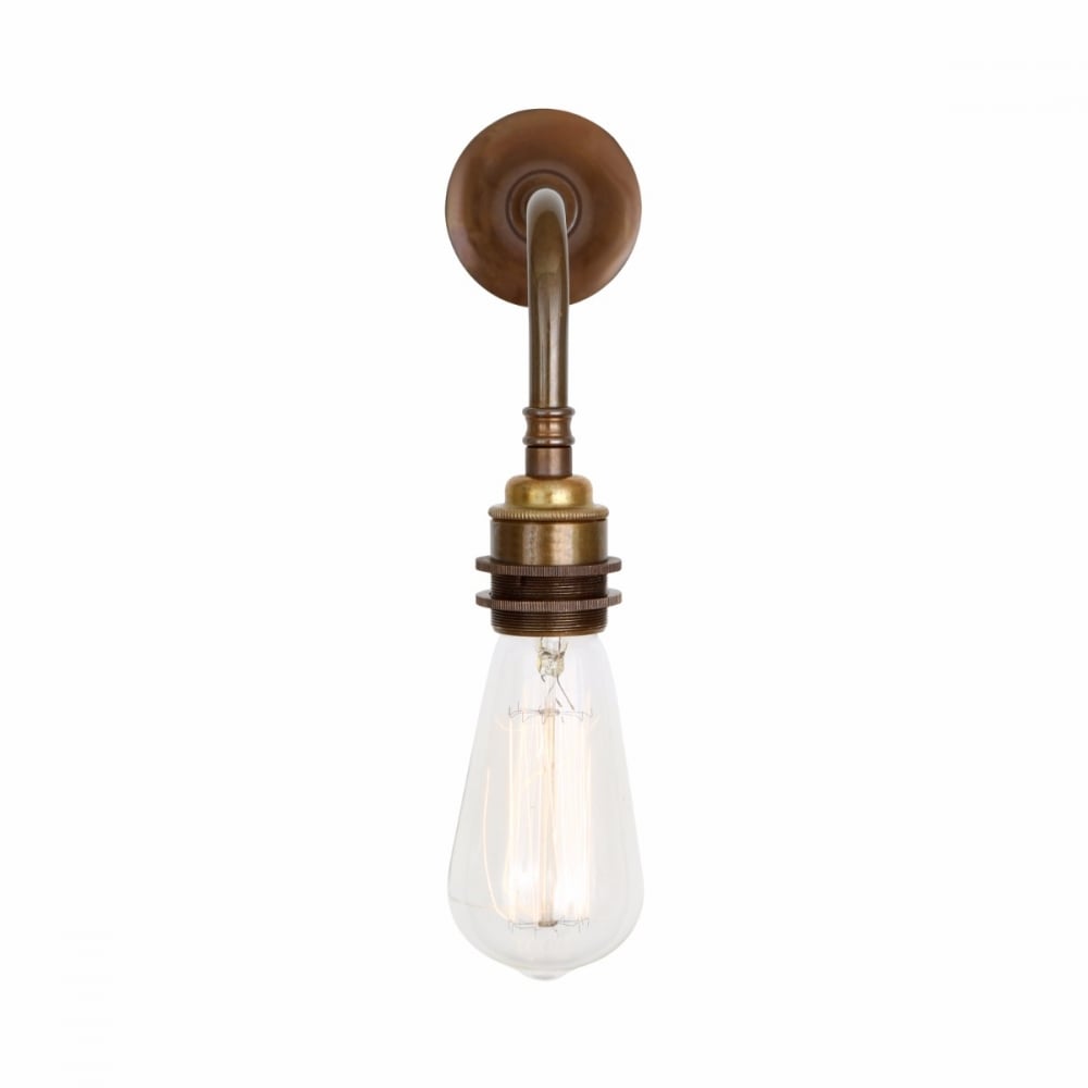 Antique Brass Minimalist Wall Light