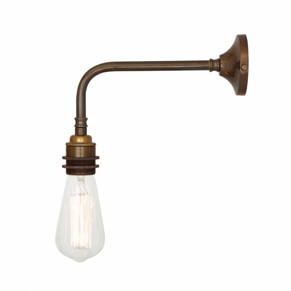 Antique Brass Minimalist Wall Light