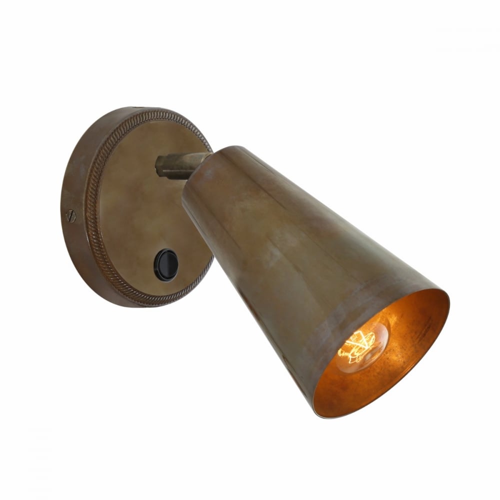 Antique Brass Cashel Adjustable Wall Light