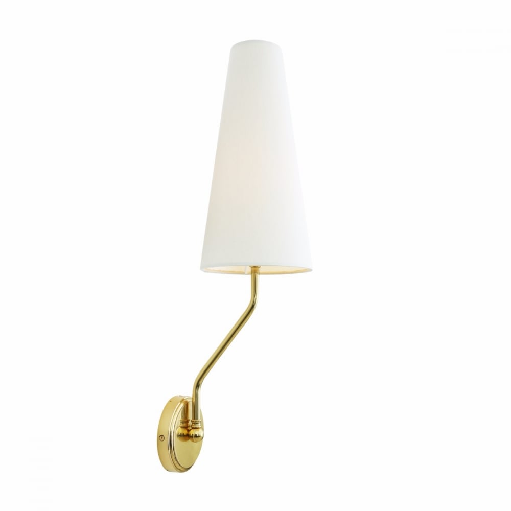 Rhyl Classic Elegance White Wall Lamp Shade