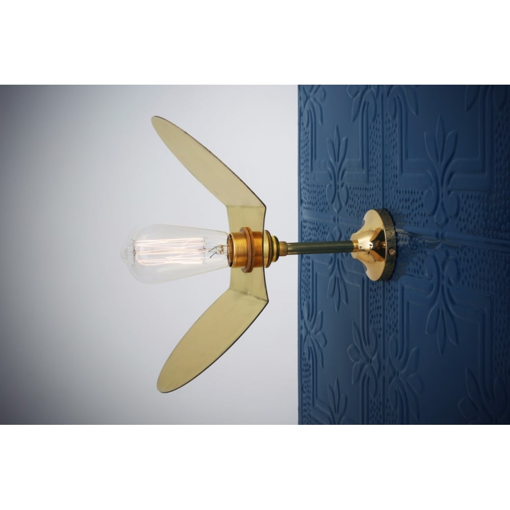Dodoma Brass Wall Light Fixture