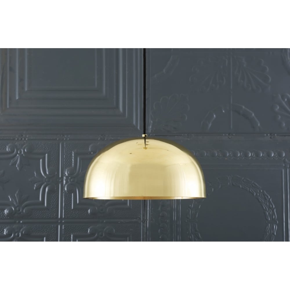 Maua 30cm Antique Brass Pendant Light