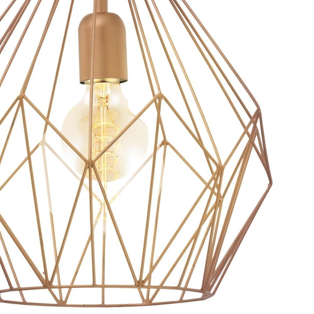 Carlton Copper Wire Sphere Pendant Light