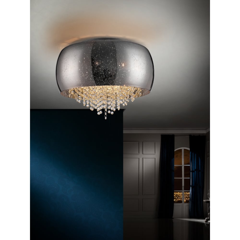Caelum Chromed Elegance Ceiling Light 50cm