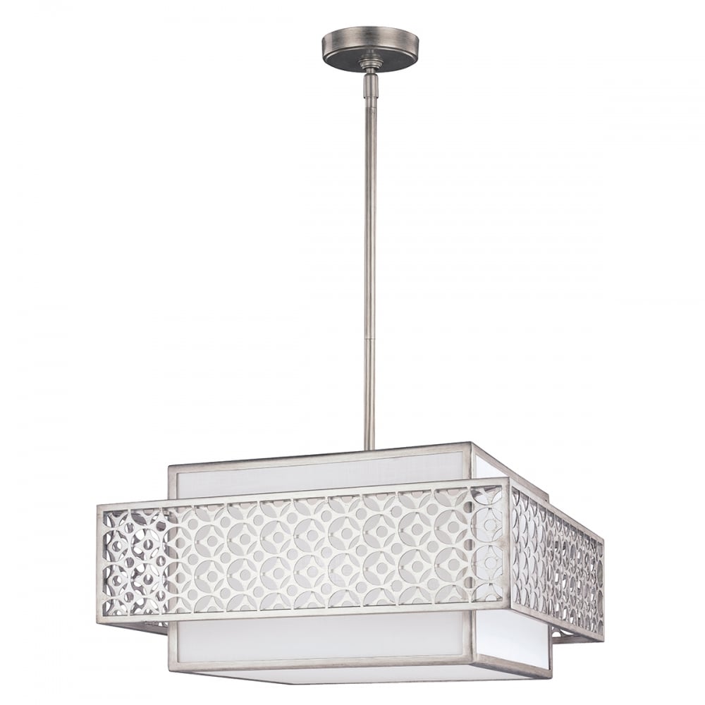Modern Kenney Sunrise Silver Pendant Light