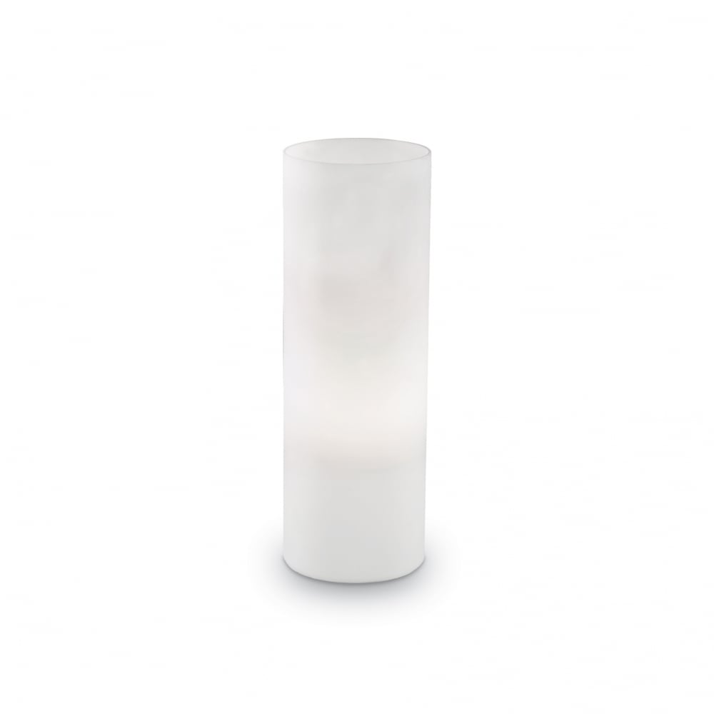 Edo Modern White Cylindrical Table Lamp