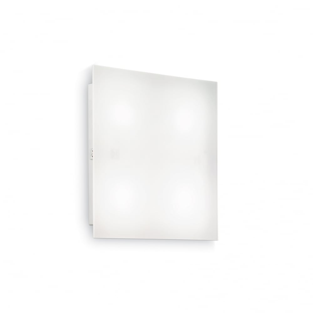 Modern Minimalist Square Wall Light - White, 30cm