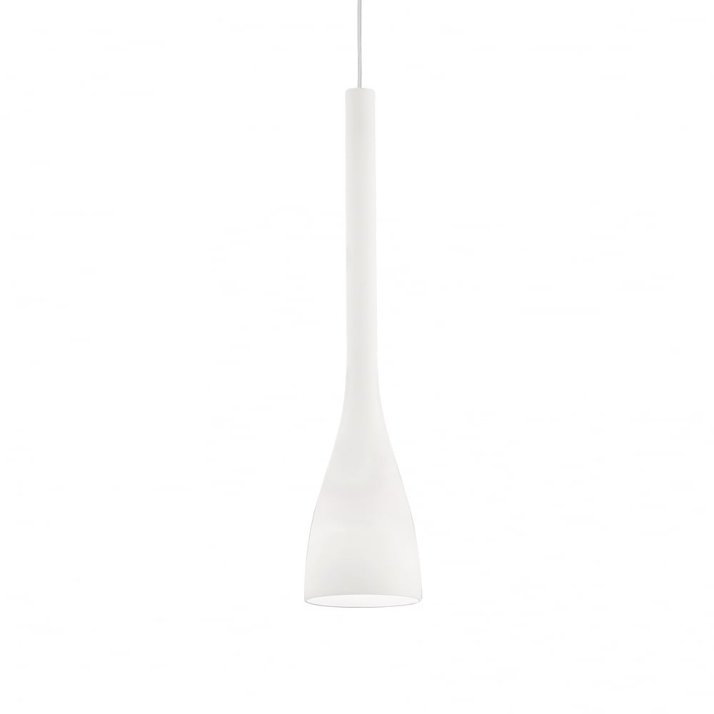 Elegant Champagne Flute Pendant Light in White