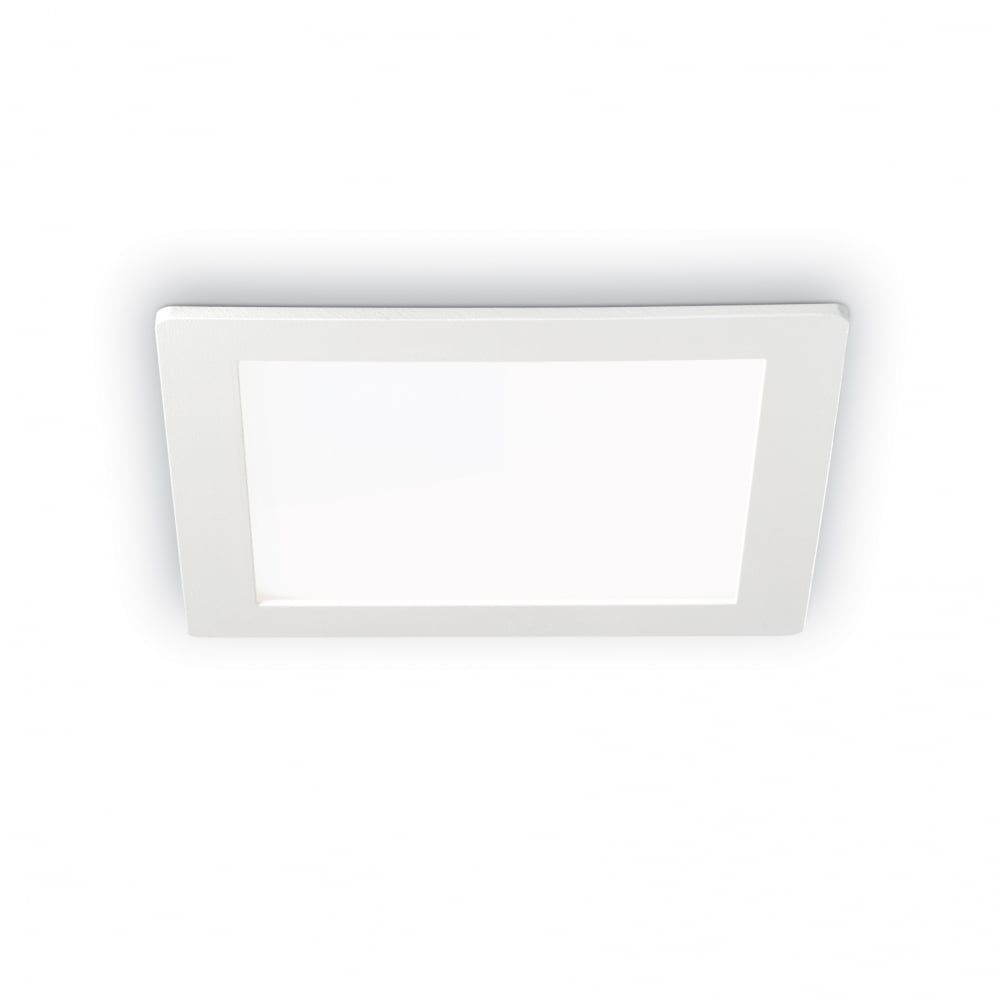 Groove Zen White Modern Square LED Ceiling Light