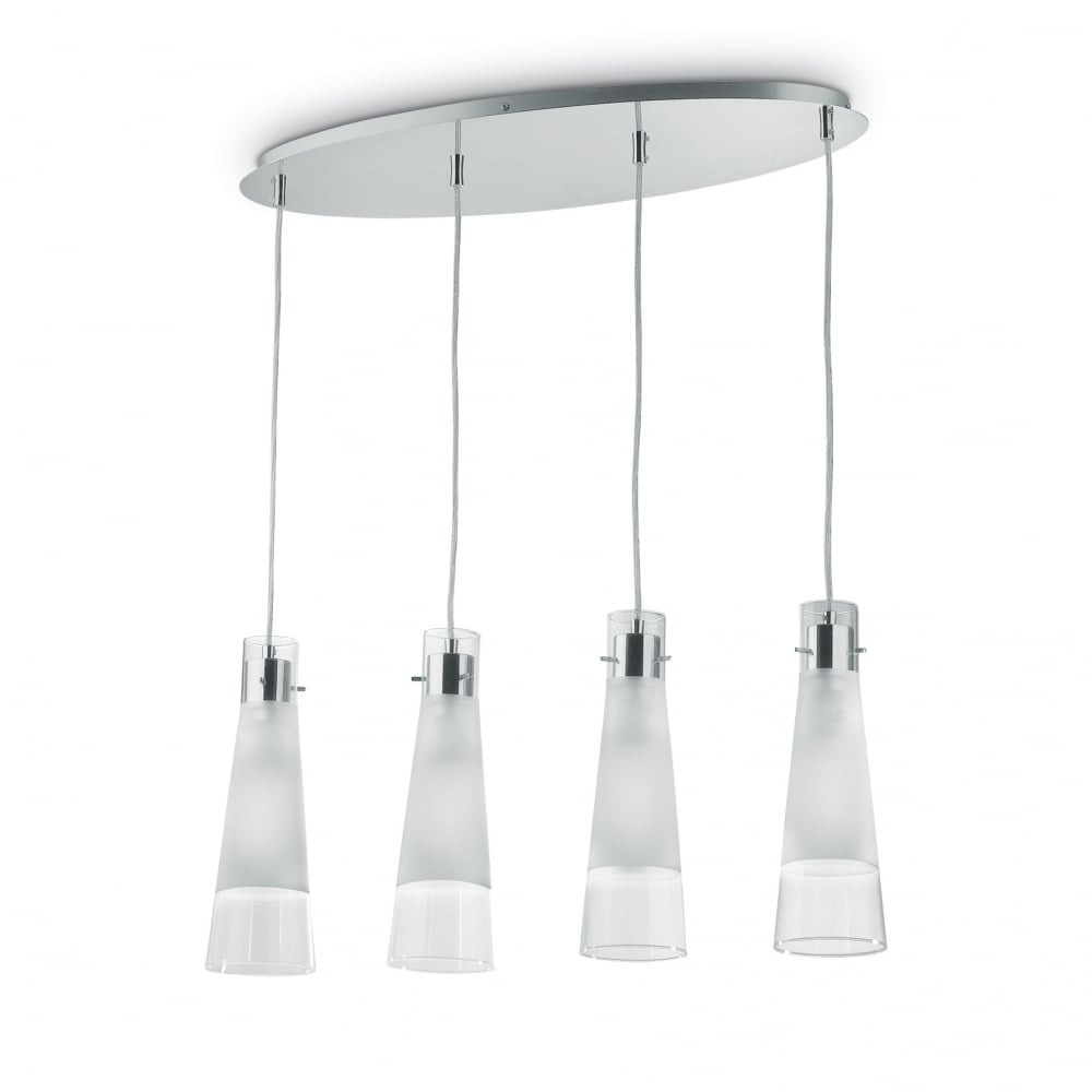 Kuky Modern Elegance 4-Light Pendant Fixture