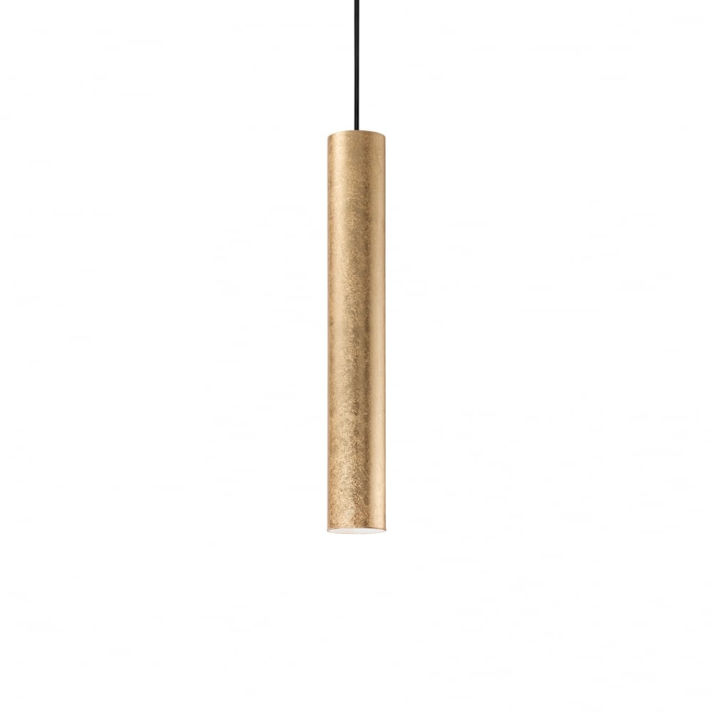 Elegant Gold Modern Tubular Spotlight Fixture, GU10