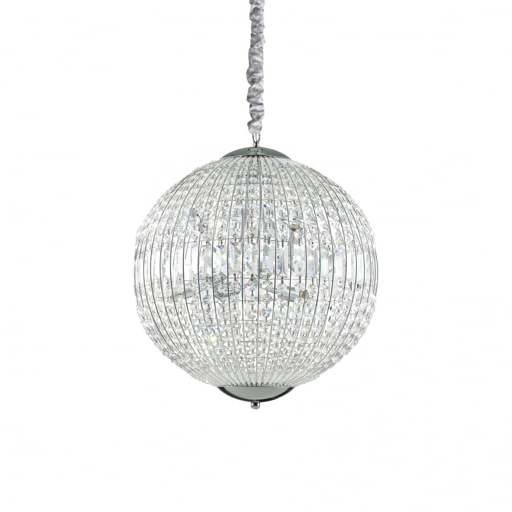Luxor Elegant 8-Light Pendant Chandelier