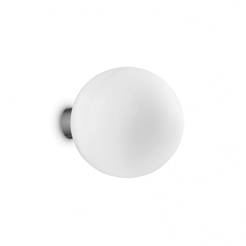 15cm Globe Modern Mapa White Wall Light