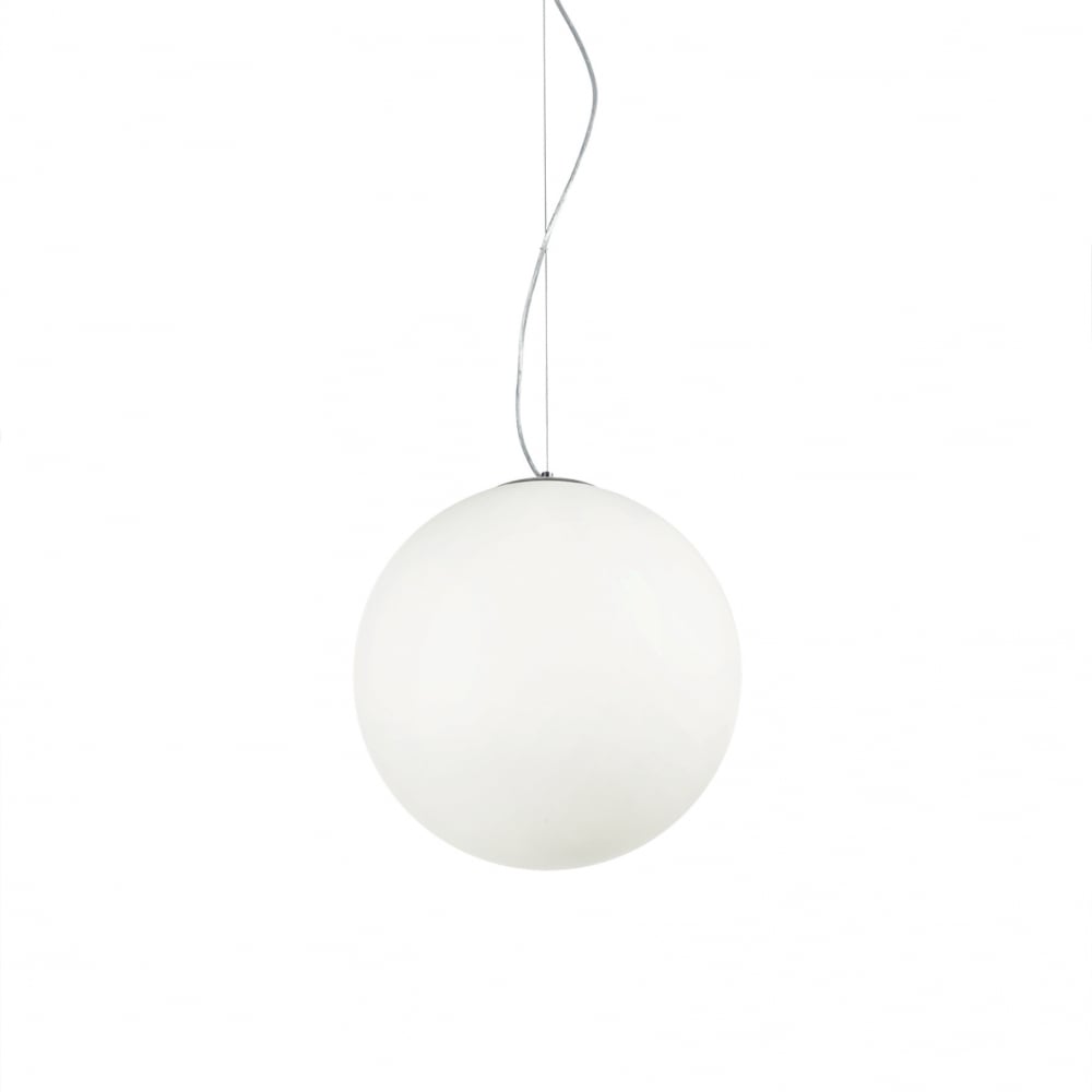 Mapa Elegant White Pendant Light D40