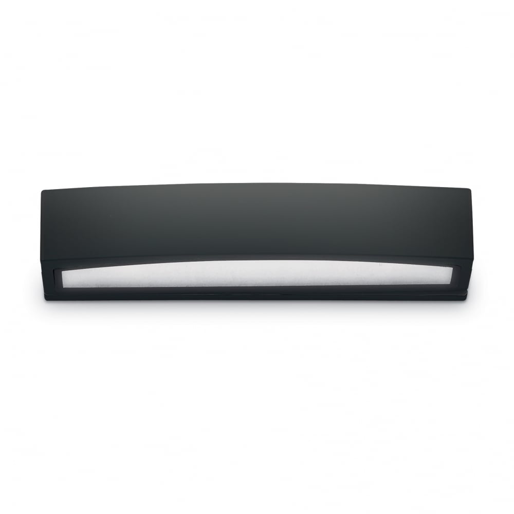 Andromeda Contemporary Matte Black Dual Exterior Wall Light