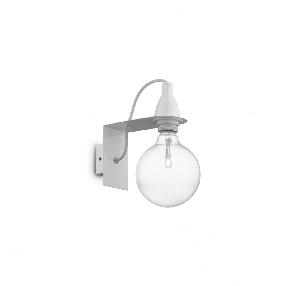 Sleek Modern White Wall Light