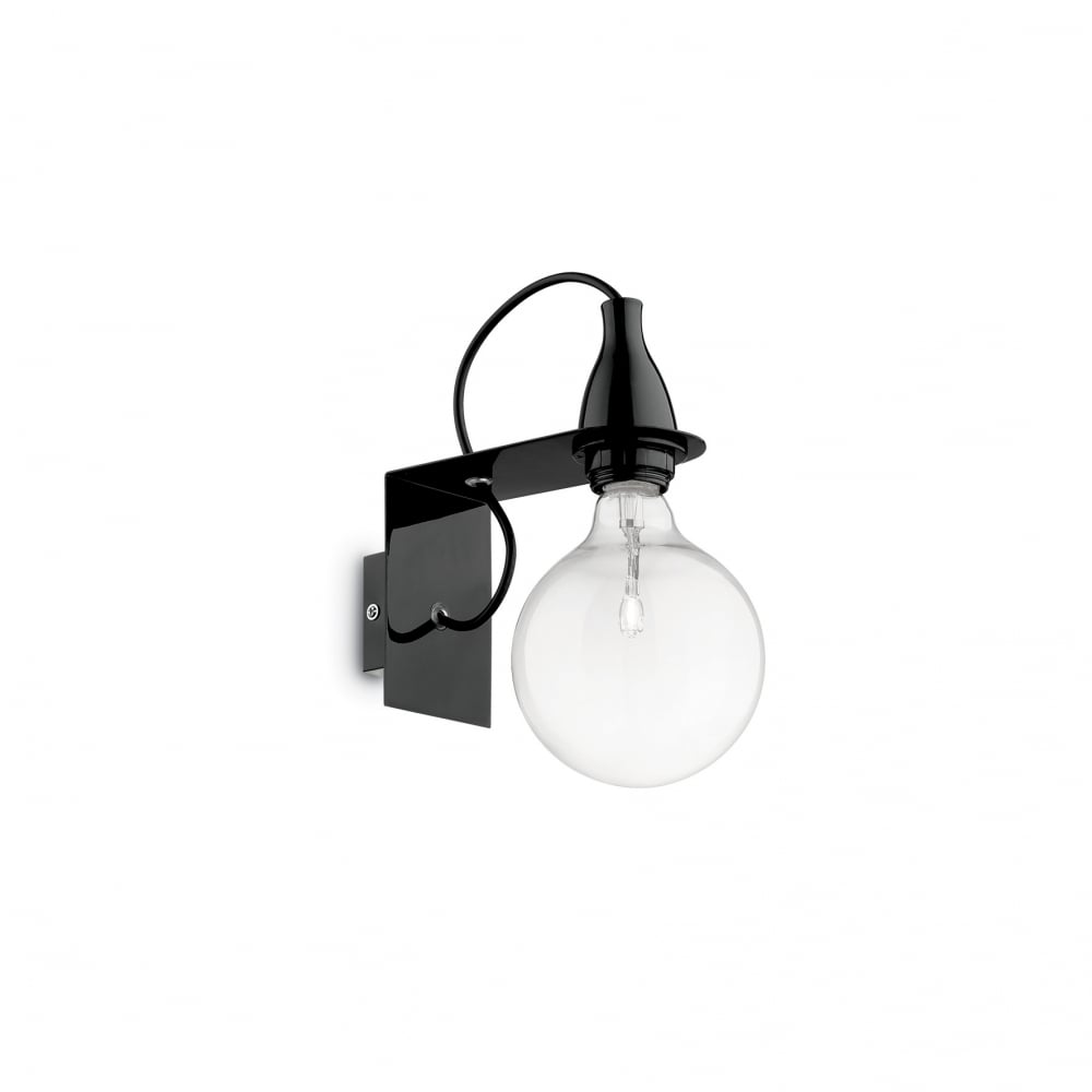 Sleek Black Modern Wall Light