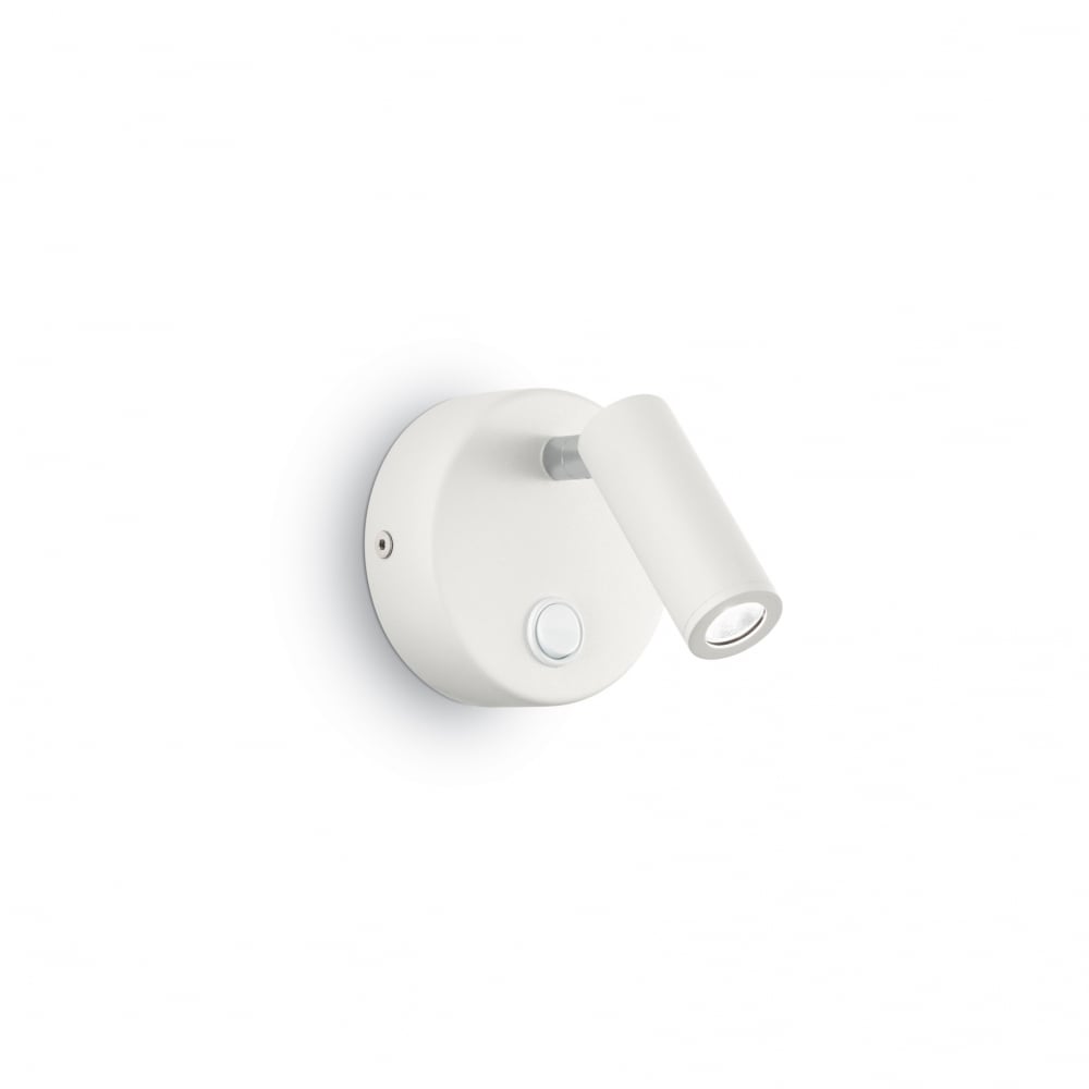 Round White Modern Wall Light - Page Collection