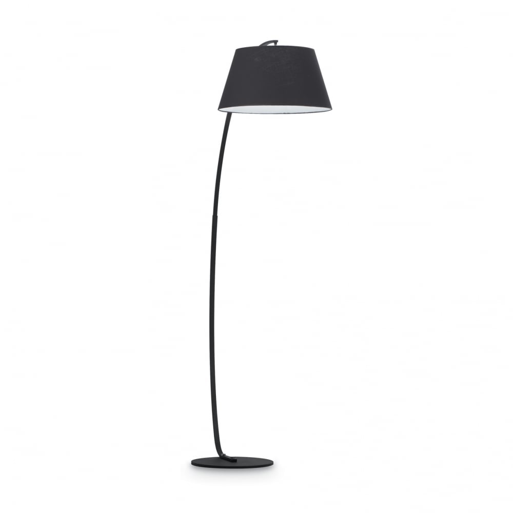Contemporary Pagoda-Style Black Outdoor Post Light