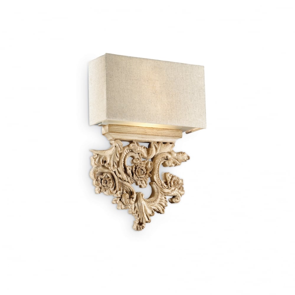 Elegant Twin Wall Sconce in Opulent Gold