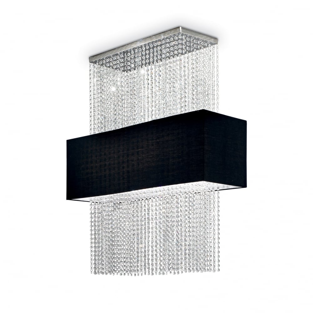 Contemporary Black Five-Light Pendant from Phoenix Collection