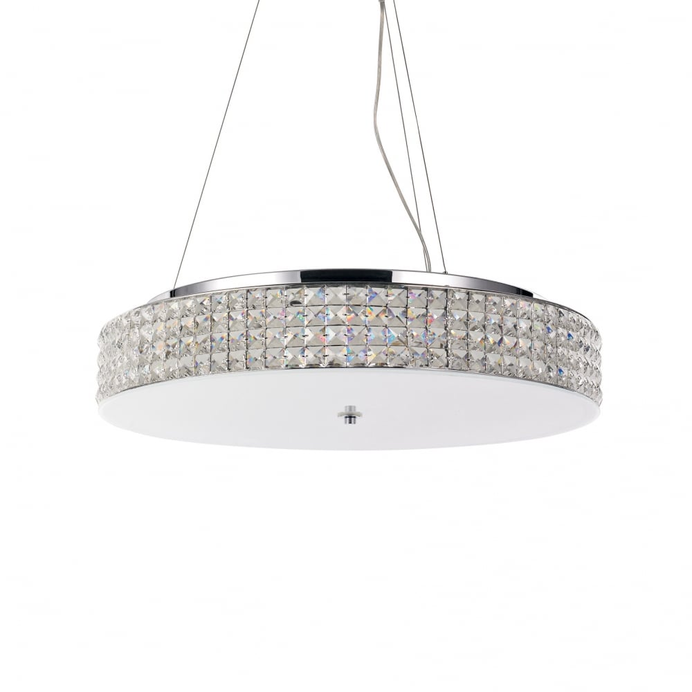 Elegant Roma 12-Light Modern Pendant Chandelier