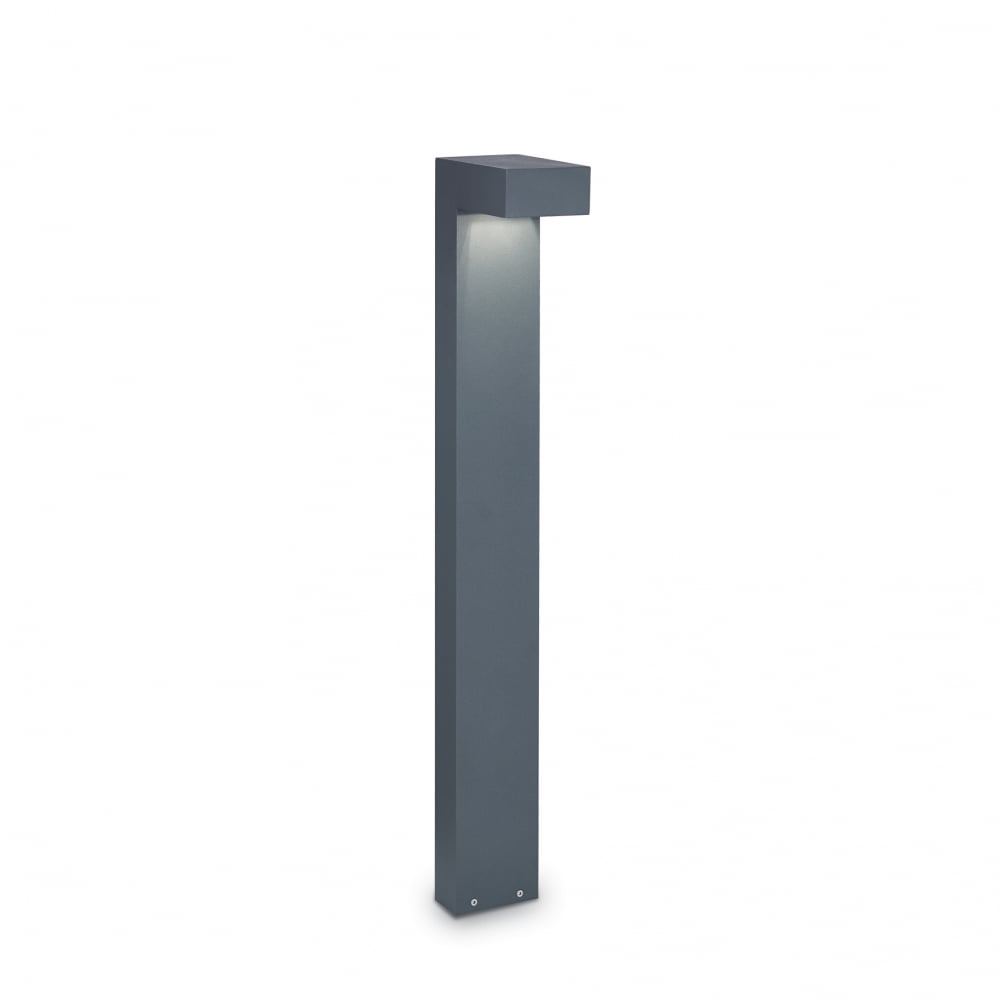 Elegant Anthracite Twin Bulb Outdoor Post Light - Sirio Collection