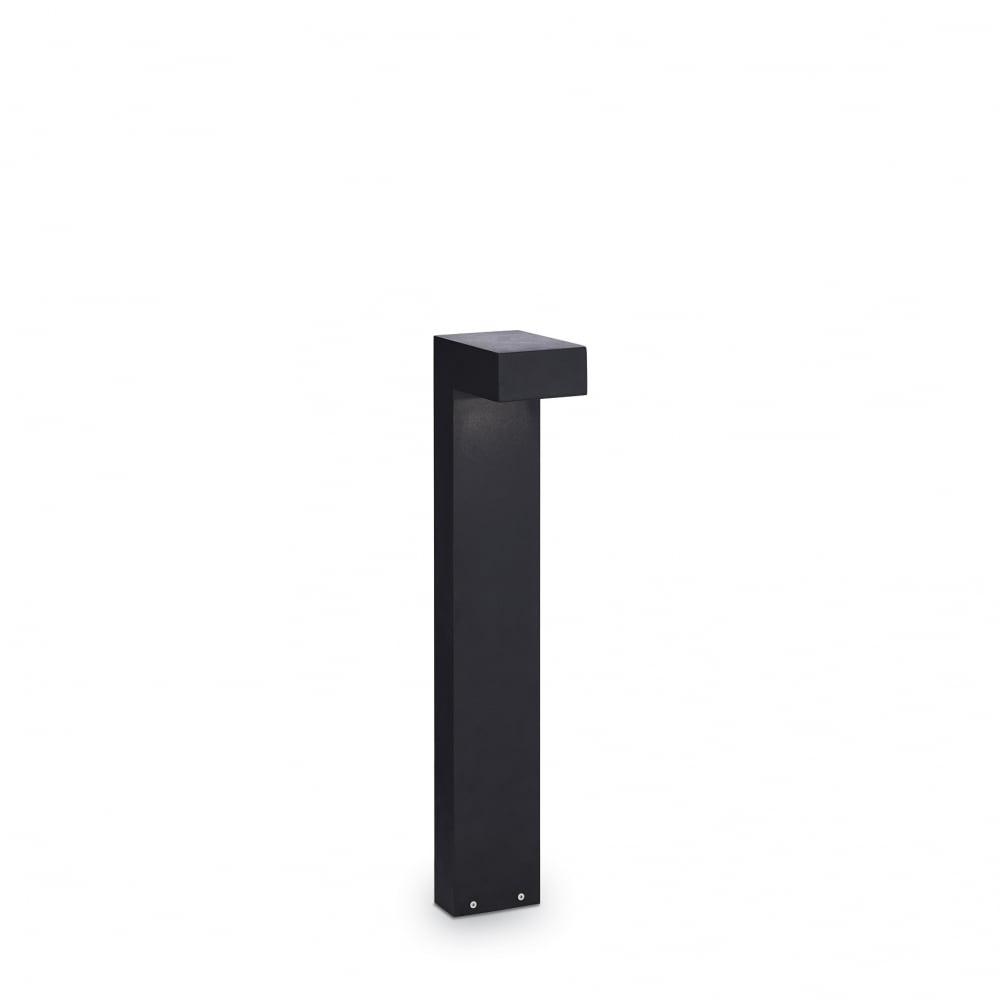 Elevate Your Outdoors: Sirio Twin Bulb Post Light - Sleek Black Design