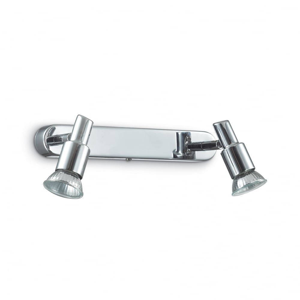 Slem Modern Twin Chrome Wall Light