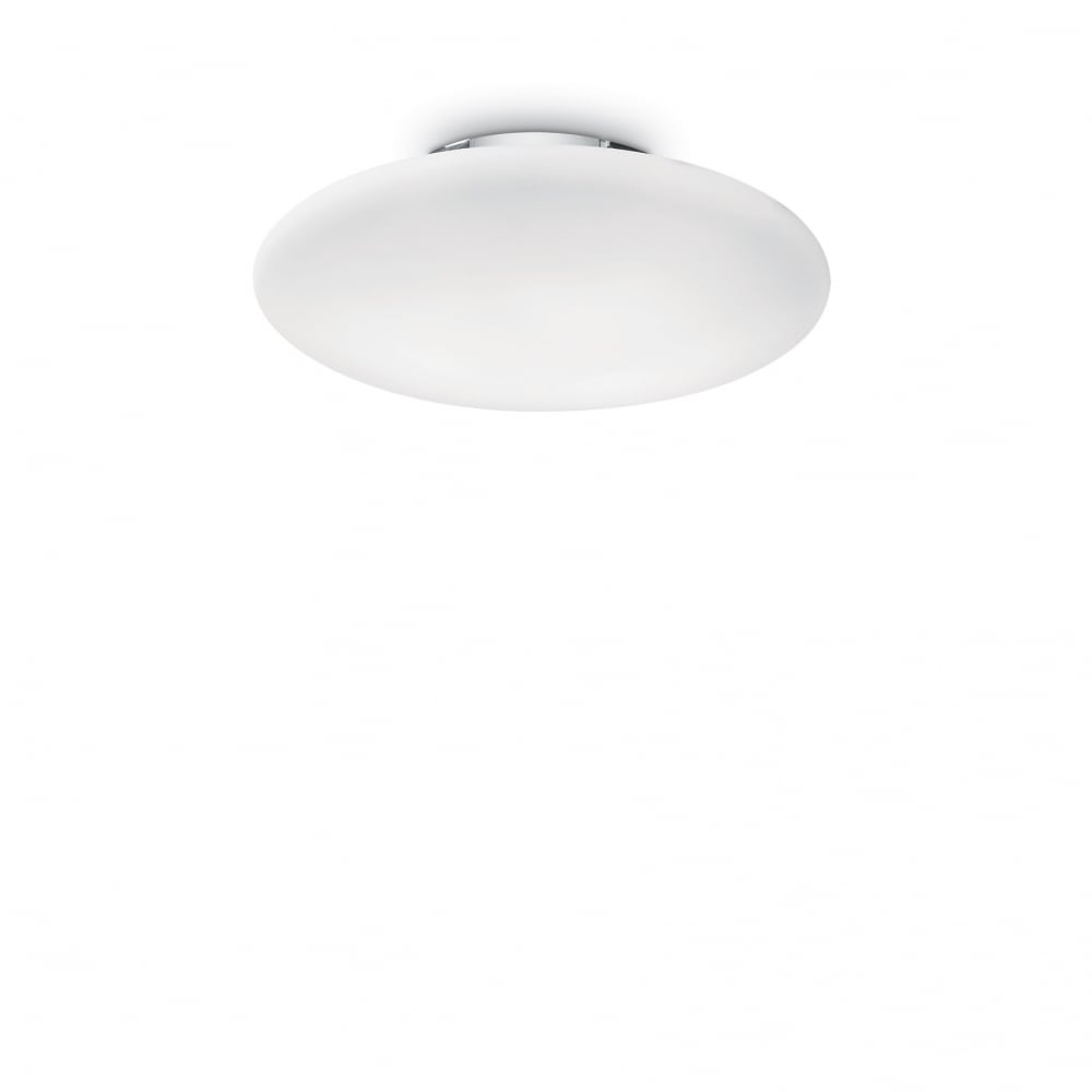 Contemporary White 2-Bulb Surface Spotlight D40