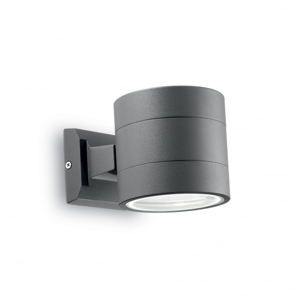 Snif Anthracite Round Wall Light Fixture